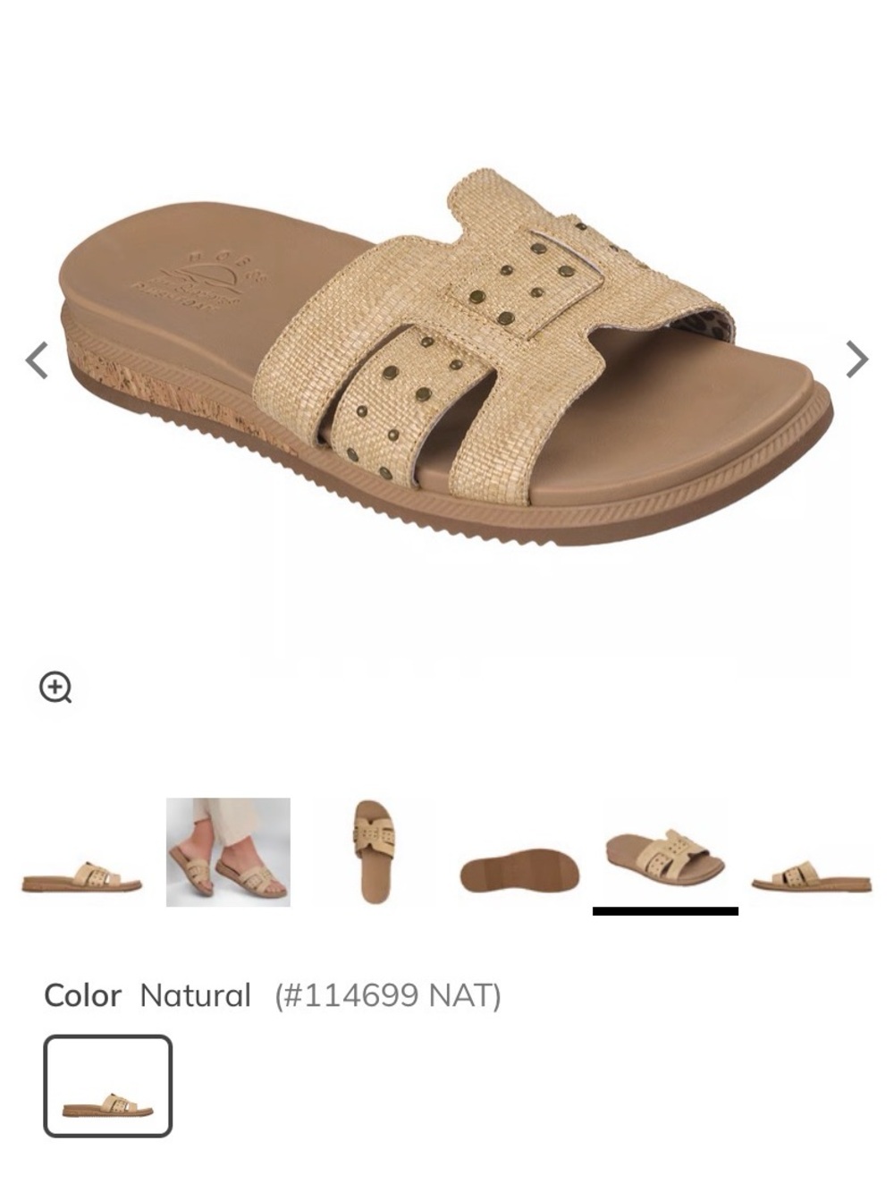 Sketchers Women's Bobs Desert Kiss Low-Sandy Stroll Sandal Size 7